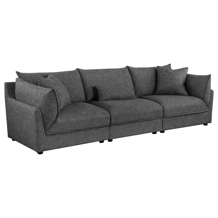 

    
Contemporary Barely Black Wood Modular Sectional Sofa Coaster Sasha 551681-SETB

