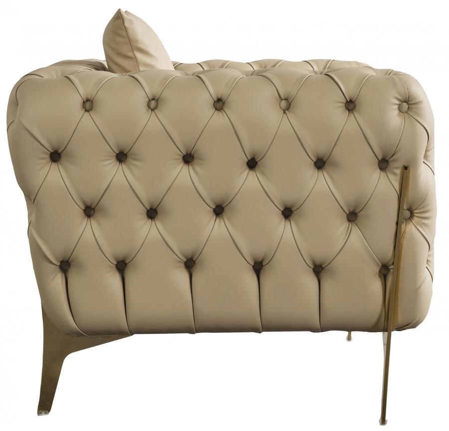 

                    
Meridian Furniture Aurora Chair 682Beige-C Chair Beige Faux Leather Purchase 
