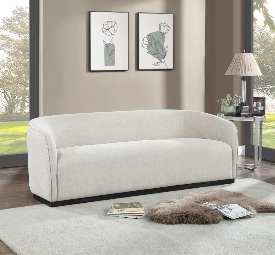 

    
Contemporary Beige Engineered Wood Sofa Meridian Furniture Mylah 675Beige-S
