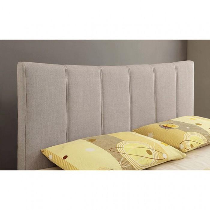 

        
Furniture of America Ennis Twin Platform Bedroom Set 3PCS CM7678BG-T-3PCS Platform Bedroom Set Espresso/Beige Linen-like Fabric 65423949849879
