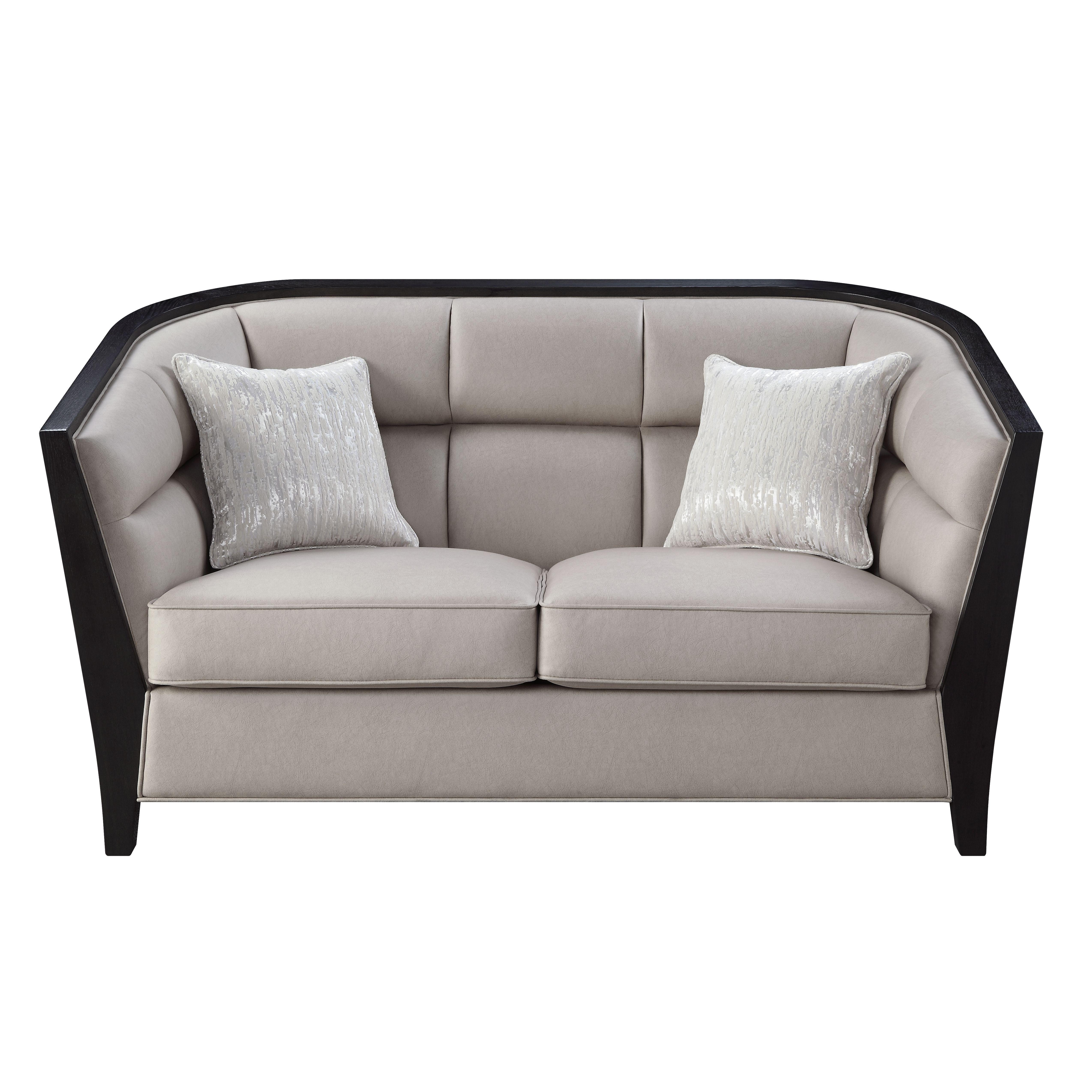 

    
Zemocryss Sofa Loveseat Chair Coffee Table Two End Tables
