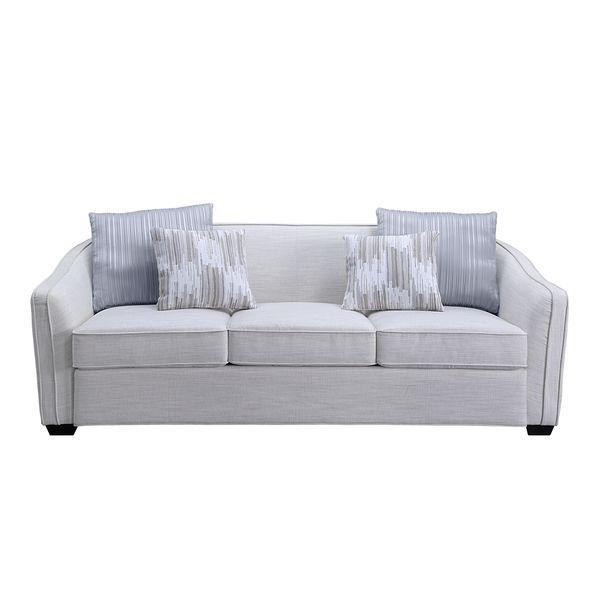

    
Contemporary Beige Linen Sofa by Acme Mahler II LV00485
