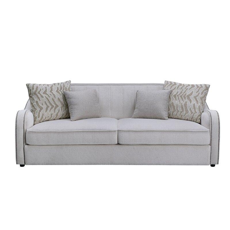 

    
Contemporary Beige Linen Sofa by Acme Mahler LV00578
