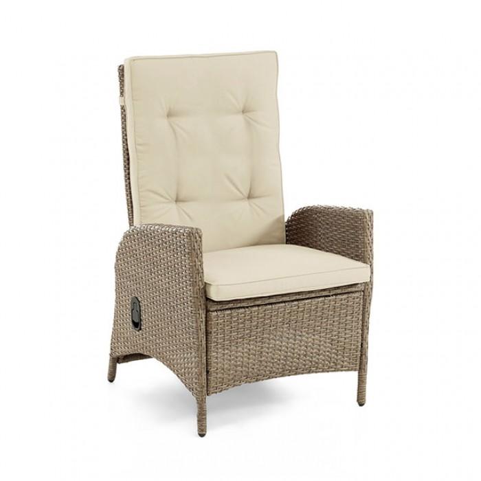 

    
Contemporary Beige/Natural Teak Wood Recliner Chair Set 2PCS Furniture of America Mackay GM-2002-2PK
