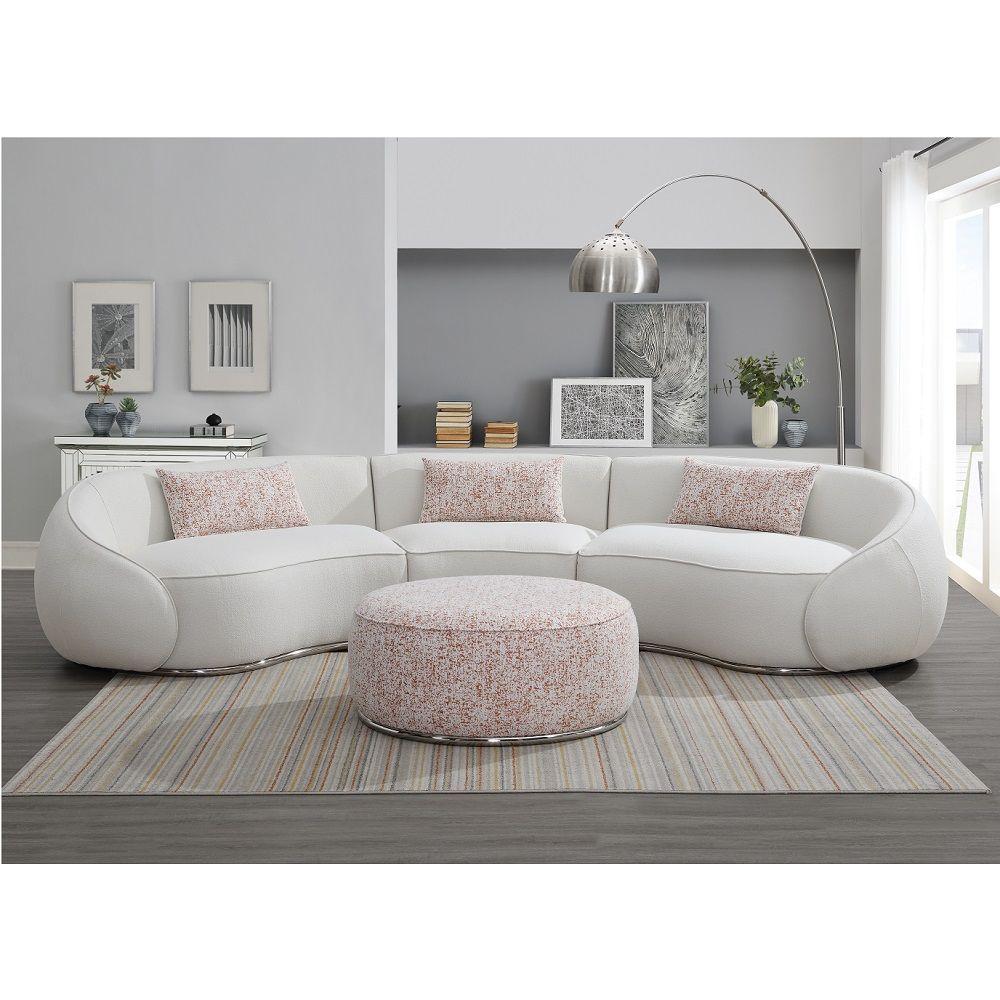 Contemporary Sectional Sofa Set Sahara Sectional Sofa Set 2PCS LV03010-2PCS LV03010-2PCS in Pink, Beige 