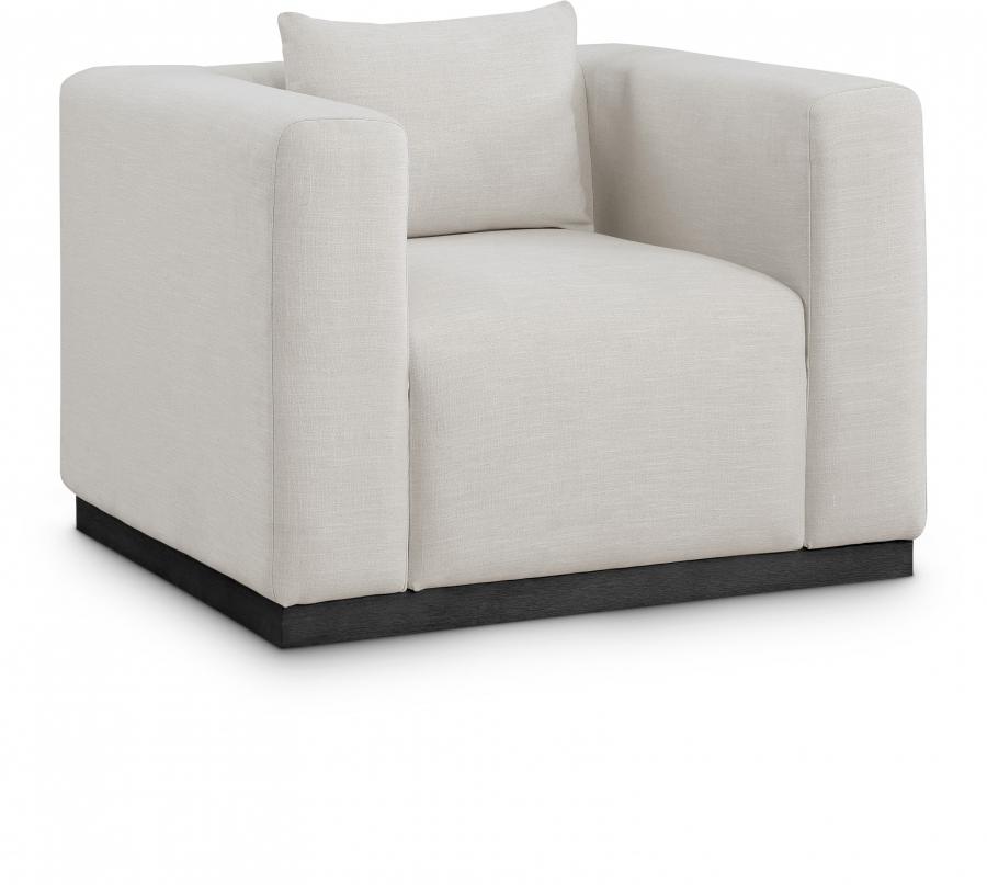

    
Contemporary Beige Solid Wood Chair Meridian Furniture Alfie 642Beige-C
