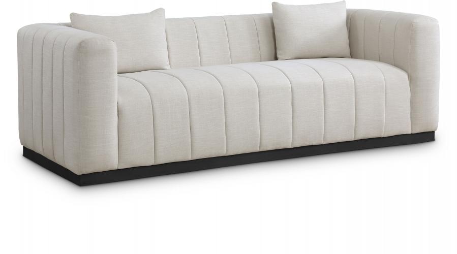 

    
Contemporary Beige Solid Wood Sofa Meridian Furniture Lucia 655Beige-S
