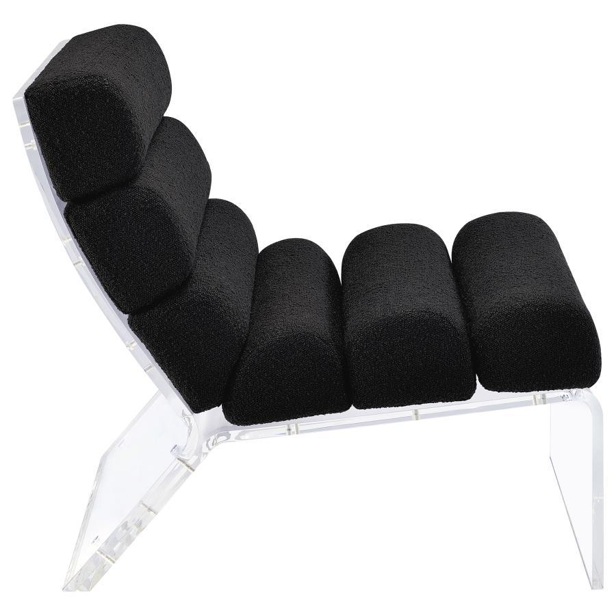 

    
 Order  Contemporary Black Acrylic Armless Chair Coaster Serreta 903162
