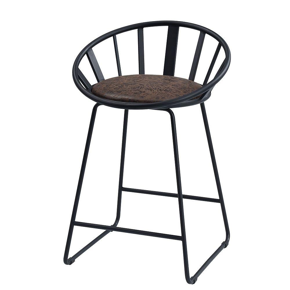 

    
Contemporary Black Composite Wood Counter Height Chair Set 2PCS Acme Zudora DN01756-C-2PCS
