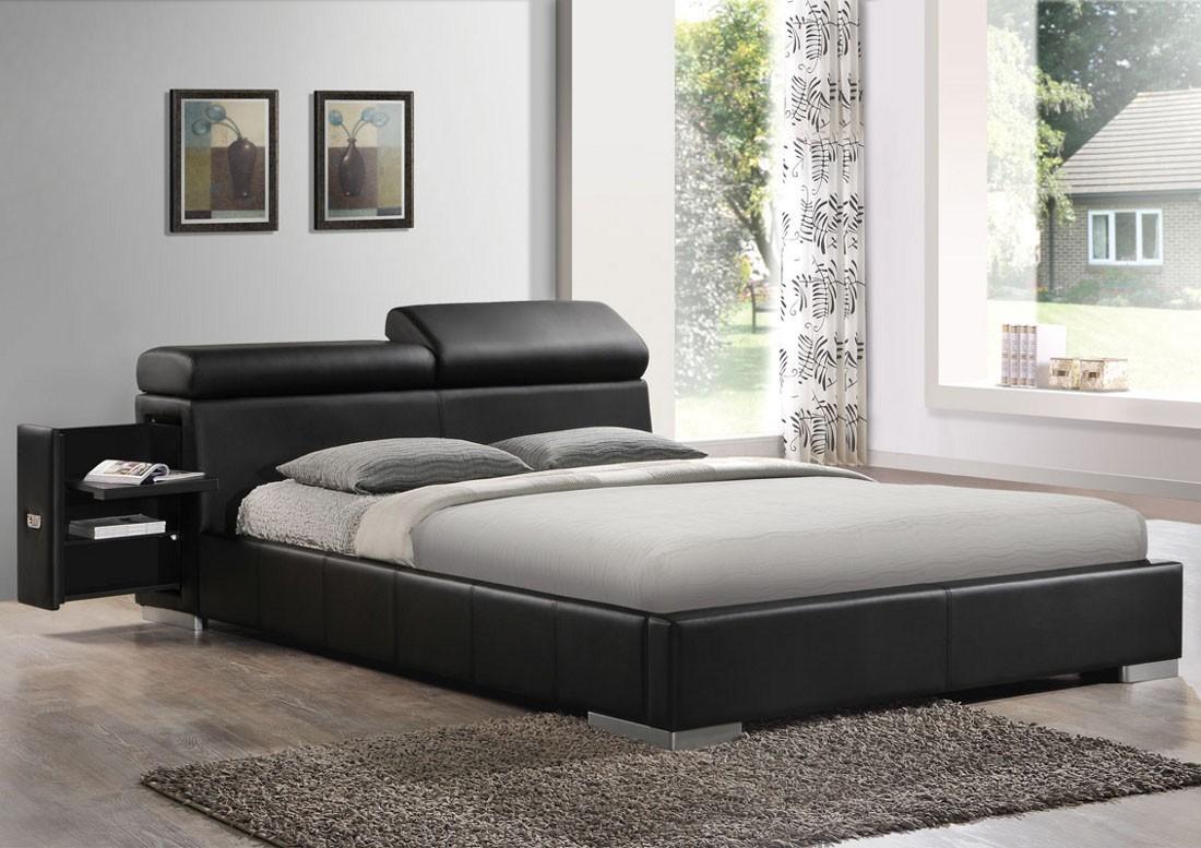 

    
Contemporary Black Eastern King Bed by Acme Manjot 20750Q
