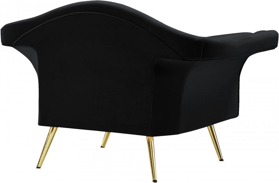 

                    
Meridian Furniture Lips Chair 607Black-C Chair Black Soft Velvet Purchase 
