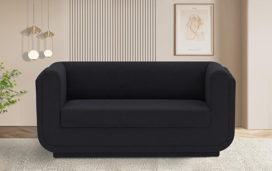 

                    
Buy Contemporary Black Engineered Wood Living Room Set 2PCS Meridian Furniture Kimora 151Black-S-2PCS
