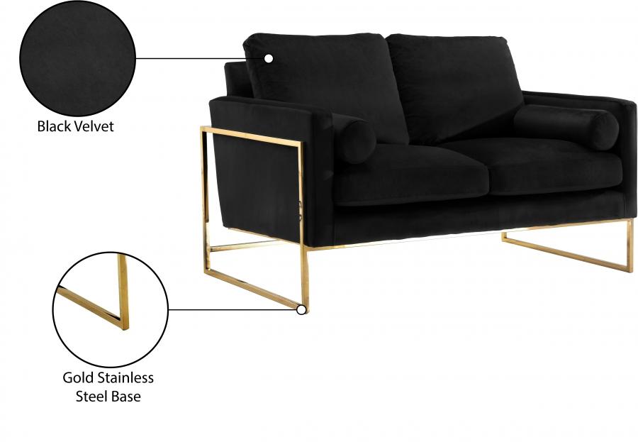

    
Meridian Furniture Mila Living Room Set 2PCS 678Black-S-2PCS Living Room Set Black 678Black-S-2PCS
