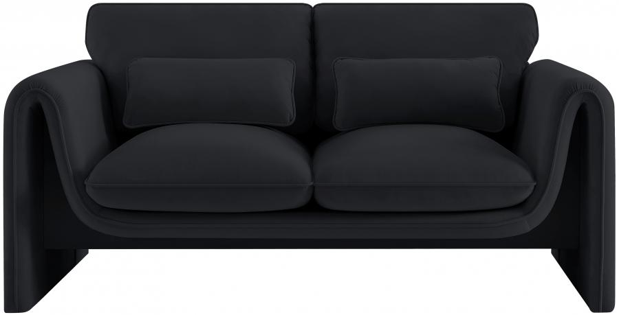 

        
Meridian Furniture Sloan Living Room Set 2PCS 199Black-S-2PCS Living Room Set Black Soft Velvet 53616599587987
