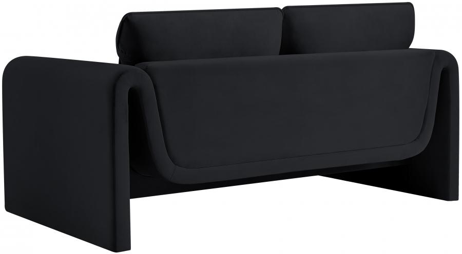 

    
199Black-S-2PCS Meridian Furniture Living Room Set
