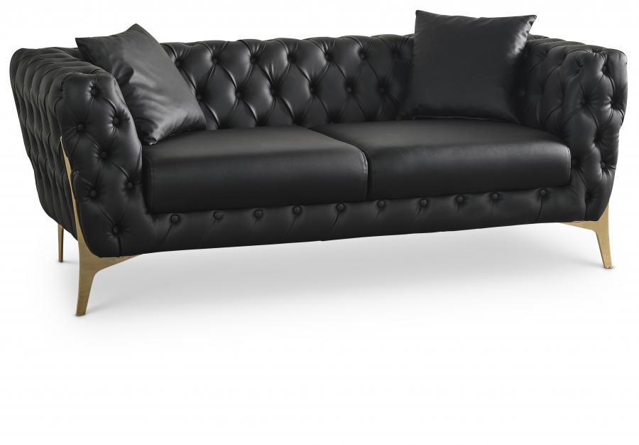 

    
Contemporary Black Engineered Wood Living Room Set 3PCS Meridian Furniture Aurora 682Black-S-3PCS
