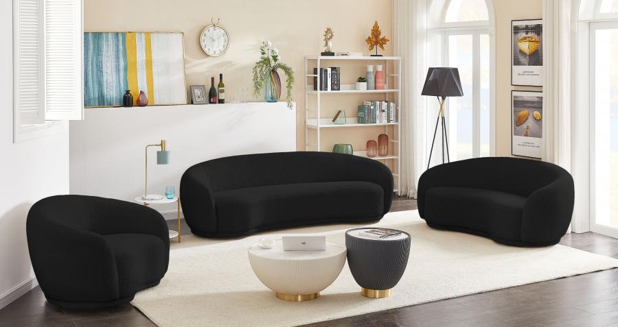 

    
Contemporary Black Engineered Wood Living Room Set 3PCS Meridian Furniture Hyde 693Black-S-3PCS
