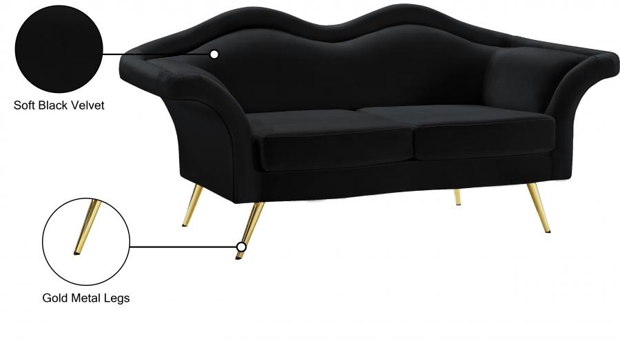 

    
 Order  Contemporary Black Engineered Wood Living Room Set 3PCS Meridian Furniture Lips 607Black-S-3PCS
