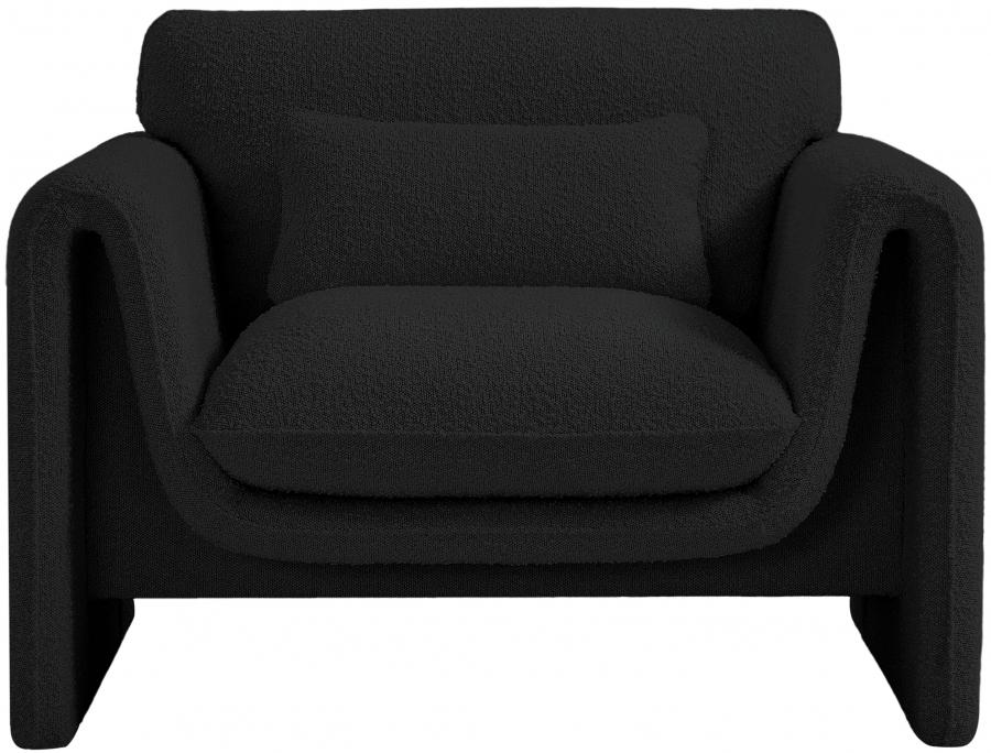 

    
 Photo  Contemporary Black Engineered Wood Living Room Set 3PCS Meridian Furniture Stylus 198Black-S-3PCS

