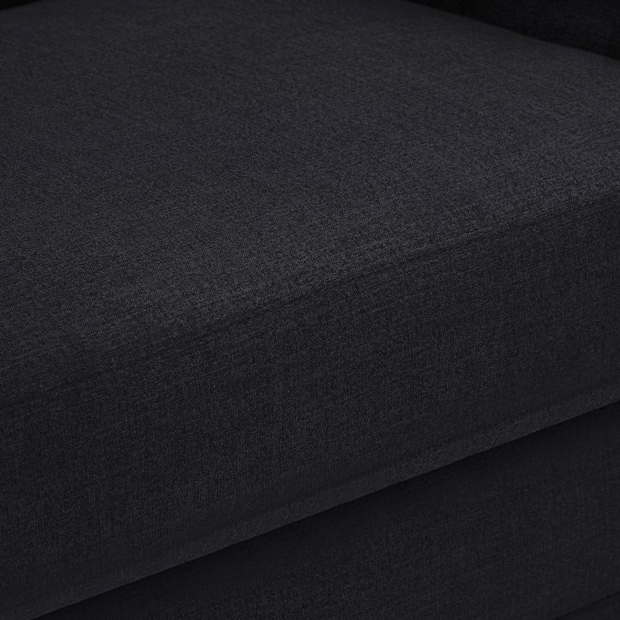 

    
151Black-L Contemporary Black Engineered Wood Loveseat Meridian Furniture Kimora 151Black-L
