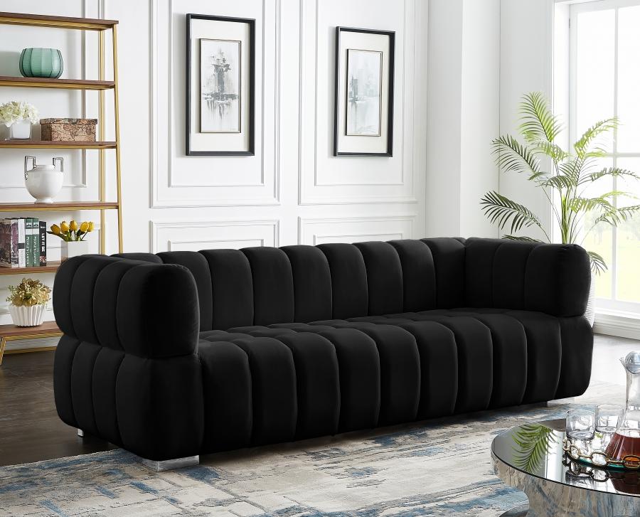 

        
Meridian Furniture Gwen Sofa 670Black-S Sofa Black Velvet 53659549879798
