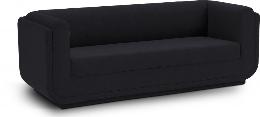 Contemporary Sofa Kimora Sofa 151Black-S 151Black-S in Black 