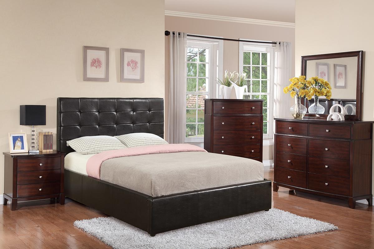 

    
Poundex Furniture F9250 Storage Bed Black F9250F
