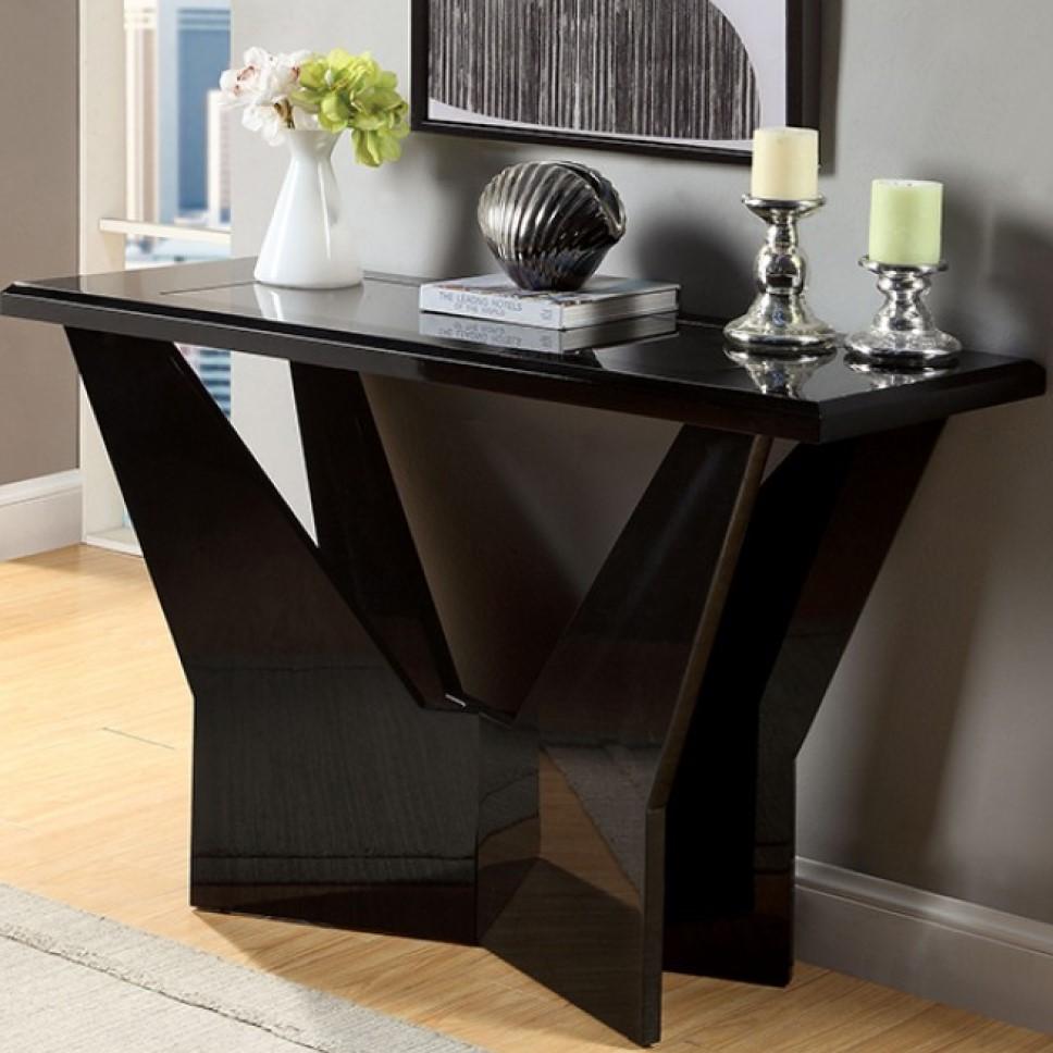 

    
Furniture of America Dubendorf Console Table CM4183BK-S-CT Console Table Black CM4183BK-S-CT
