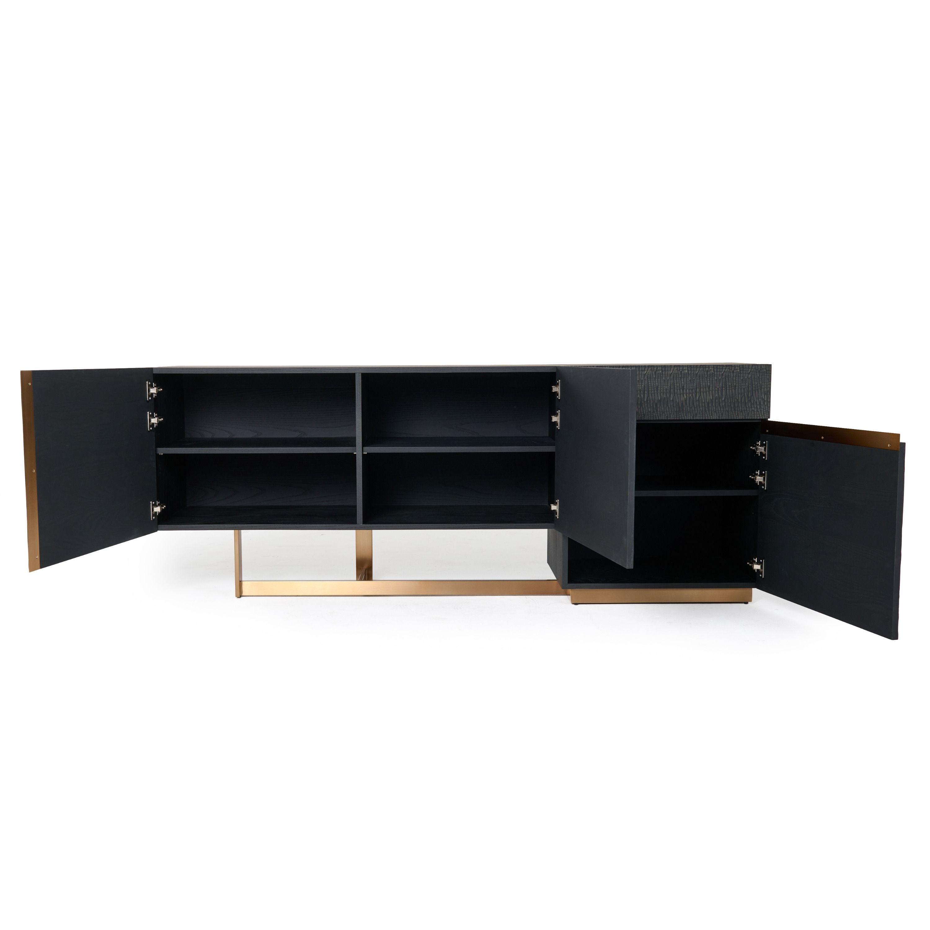 

        
VIG Furniture Modrest Tasha Buffet VGVCG2308-BUF Buffet Gold/Black  65151959489499
