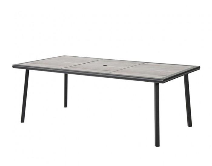 

    
Contemporary Black/Gray Steel Patio Dining Table Furniture of America Sintra GM-2008

