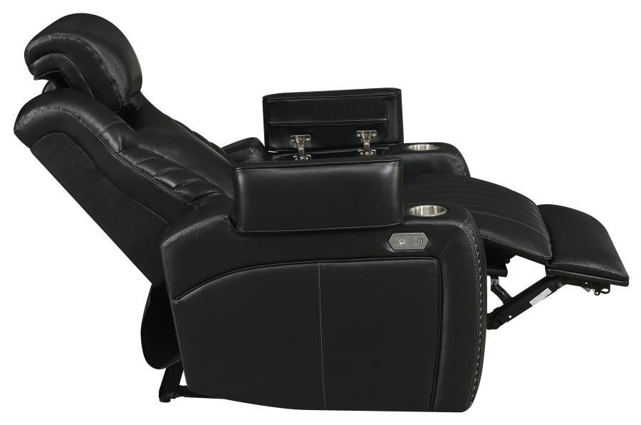 

                    
Coaster 609463PPI Bismark Power recliner Black Leather Purchase 
