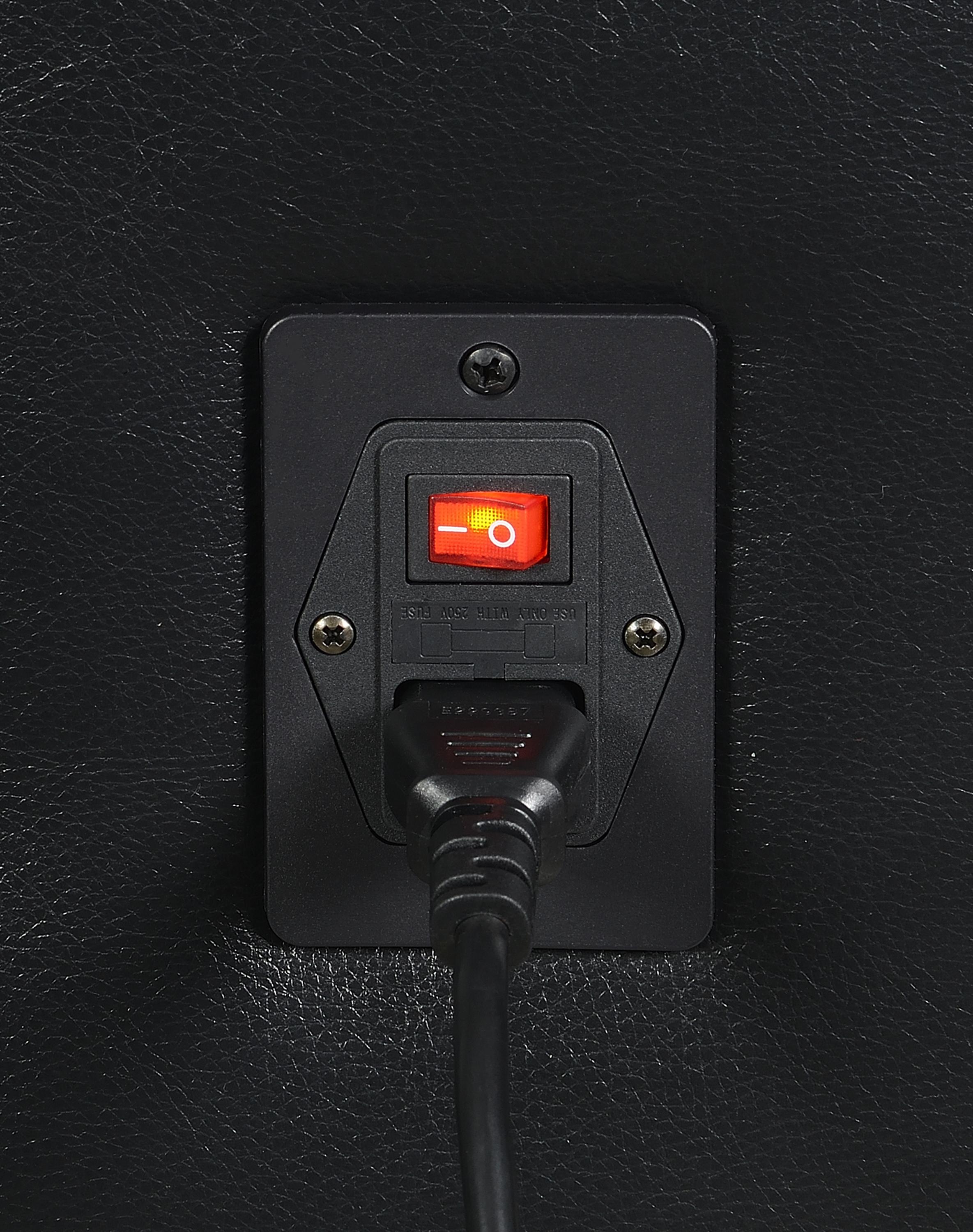 

    
 Photo  Contemporary Black Leather Power Sofa Coaster 609461PPI Bismark
