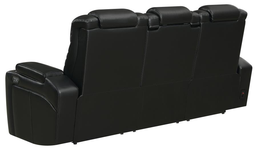 

                    
Coaster 609461PPI Bismark Power sofa Black Leather Purchase 
