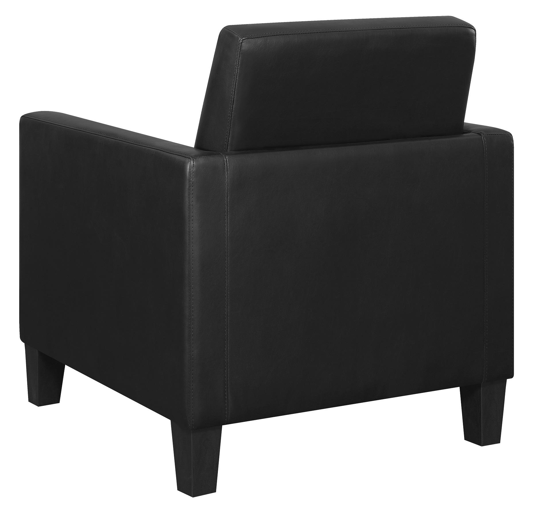 

                    
Coaster 909478 Accent Chair Black Leatherette Purchase 
