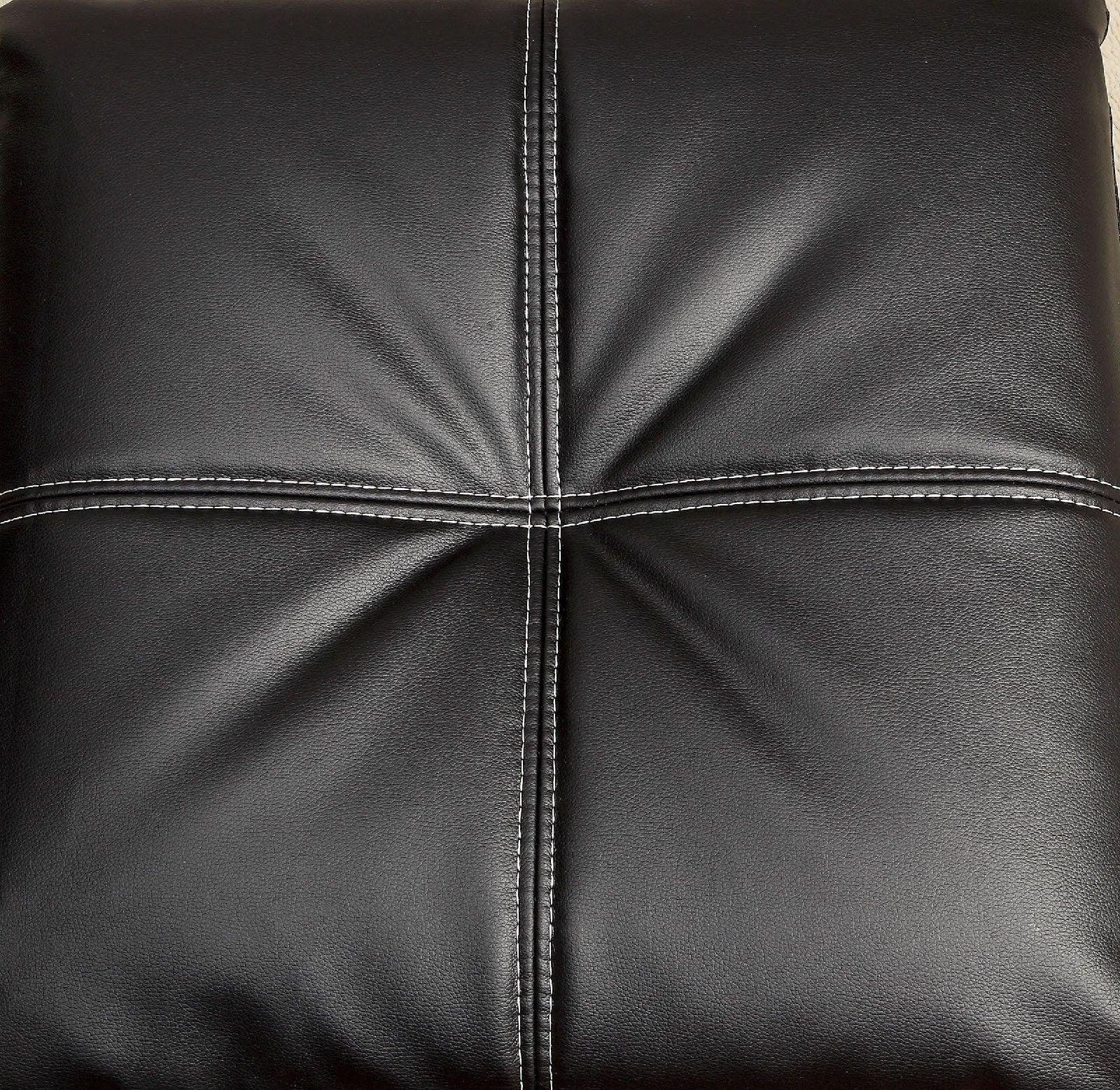 

                    
Furniture of America CM2677BK-OT Hauser Ottoman Black Leatherette Purchase 
