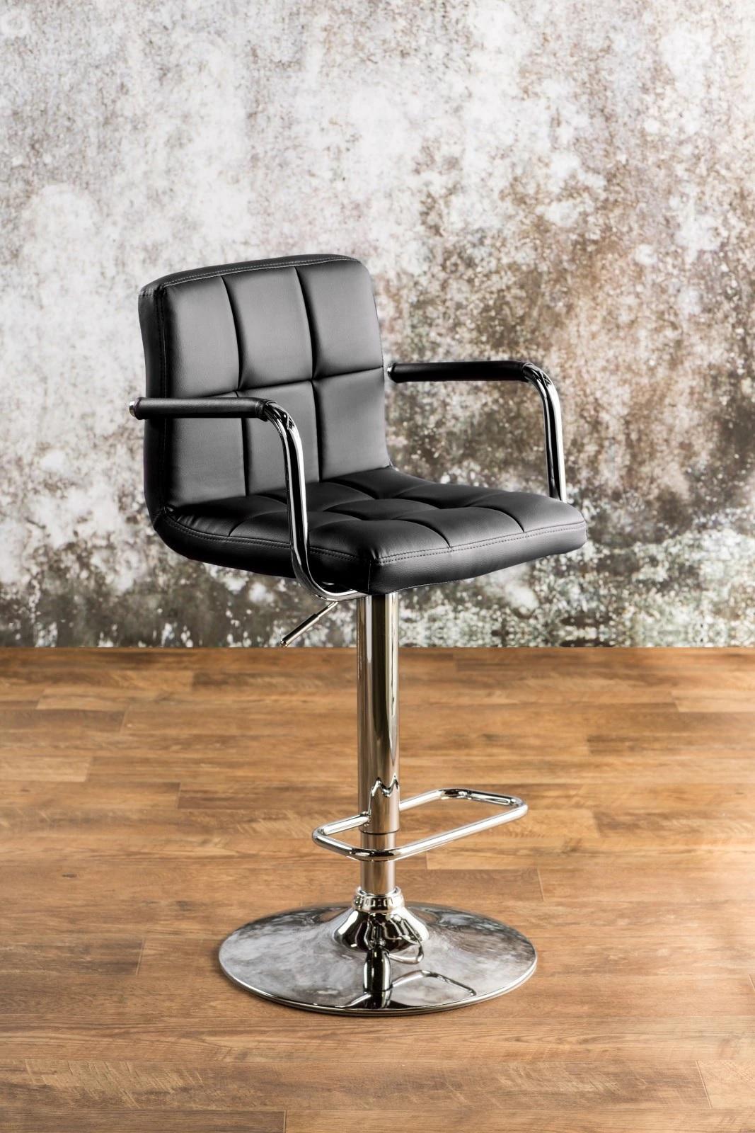 

                    
Furniture of America CM-BR6917BK Corfu Bar Stool Black Leatherette Purchase 

