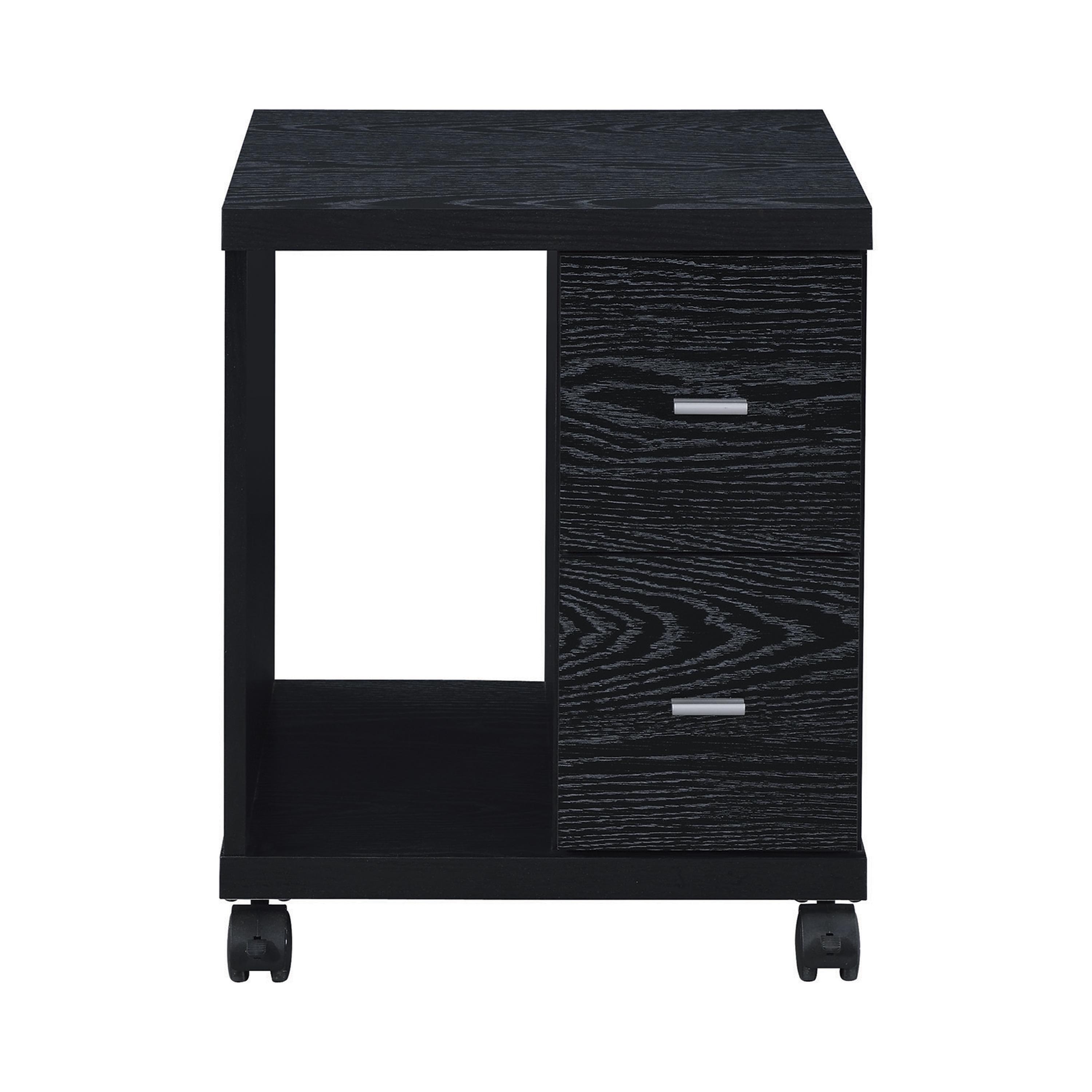 

                    
Buy Contemporary Black Oak Finish Wood Computer Desk Set 2pcs Coaster 800821-S2 Russell
