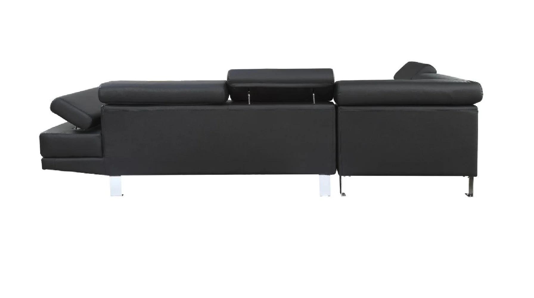 

                    
Acme Furniture Connor Sectional Sofa Black PU Purchase 
