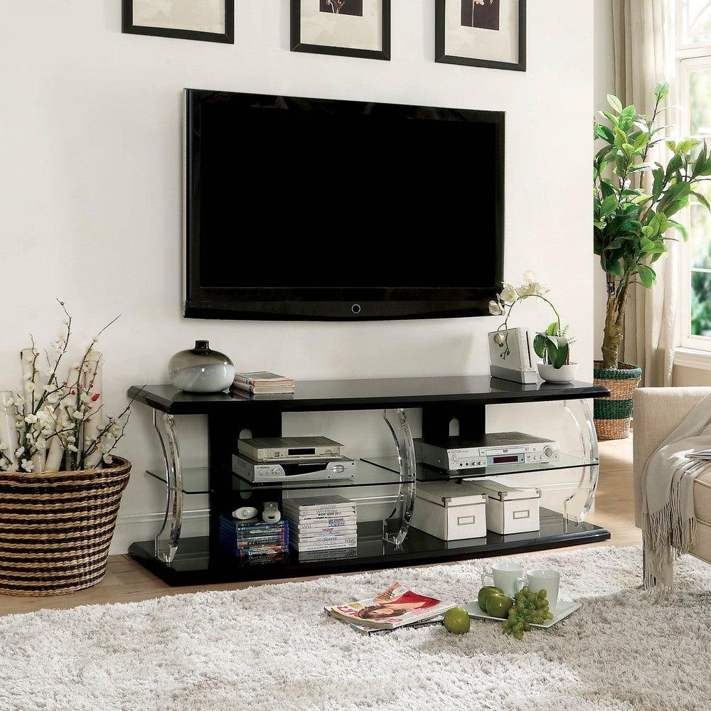

    
Furniture of America CM5901BK-TV-60 Ernst TV Stand Black CM5901BK-TV-60
