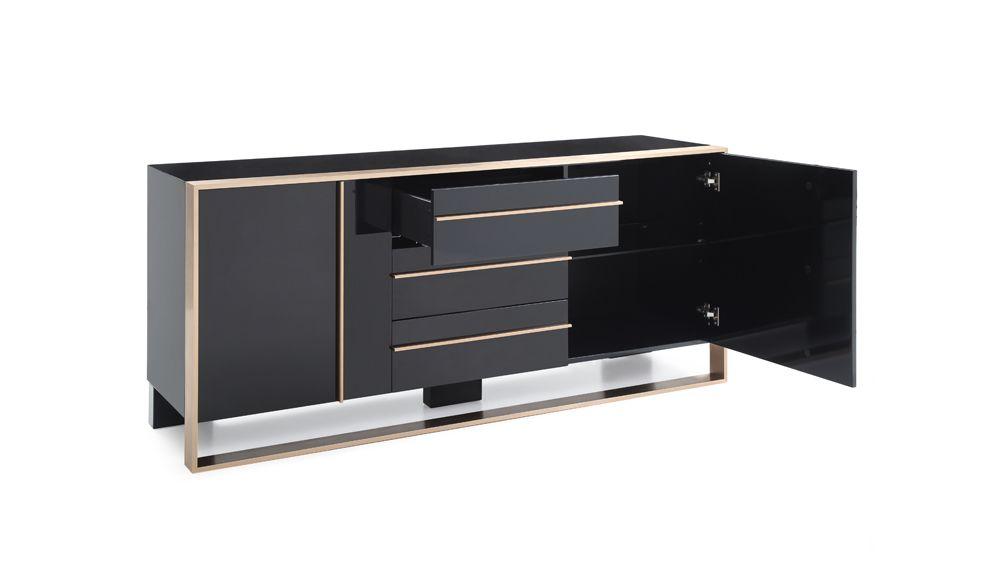 

    
Contemporary Black/Rosegold Stainless Steel Dining Room Set 8PCS VIG Furniture Nova Domus VGVCT-A002
