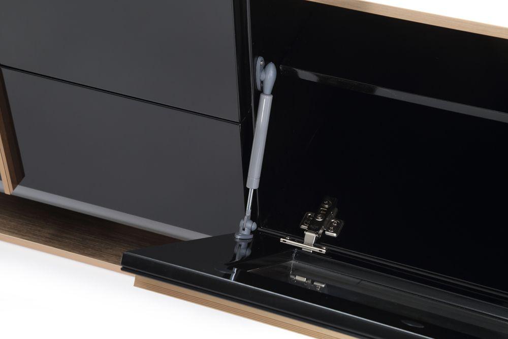

    
VGVCTV-A002 Contemporary Black/Rosegold Stainless Steel TV Stand VIG Furniture Nova Domus VGVCTV-A002
