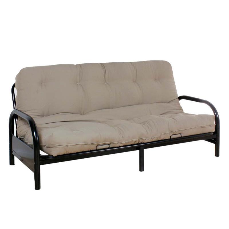 Contemporary Futon sofa Alfonso 02172BK-2pcs in Khaki 
