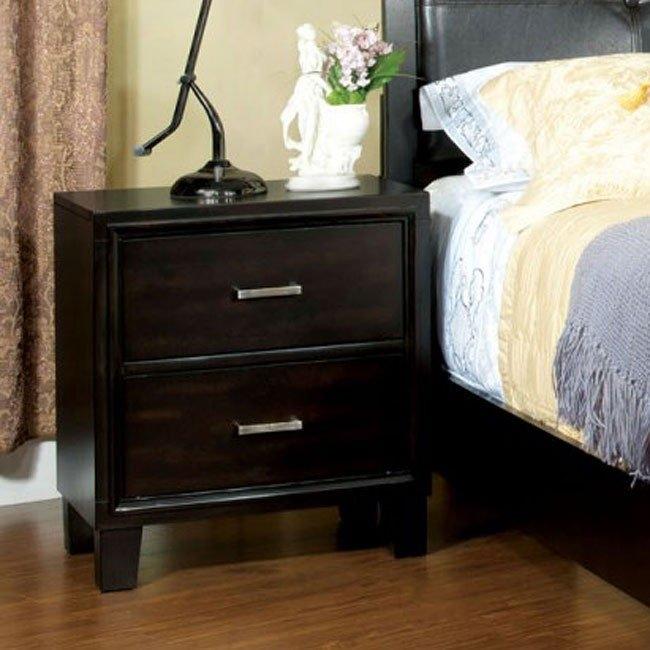 

                    
Furniture of America CM7793BK-CK-3PC Wallen Bedroom Set Black Leatherette Purchase 

