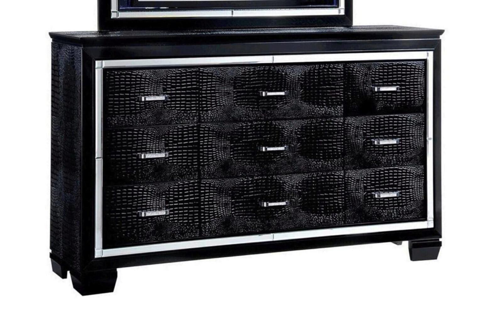 Contemporary Dresser CM7979BK-D Bellanova CM7979BK-D in Black 