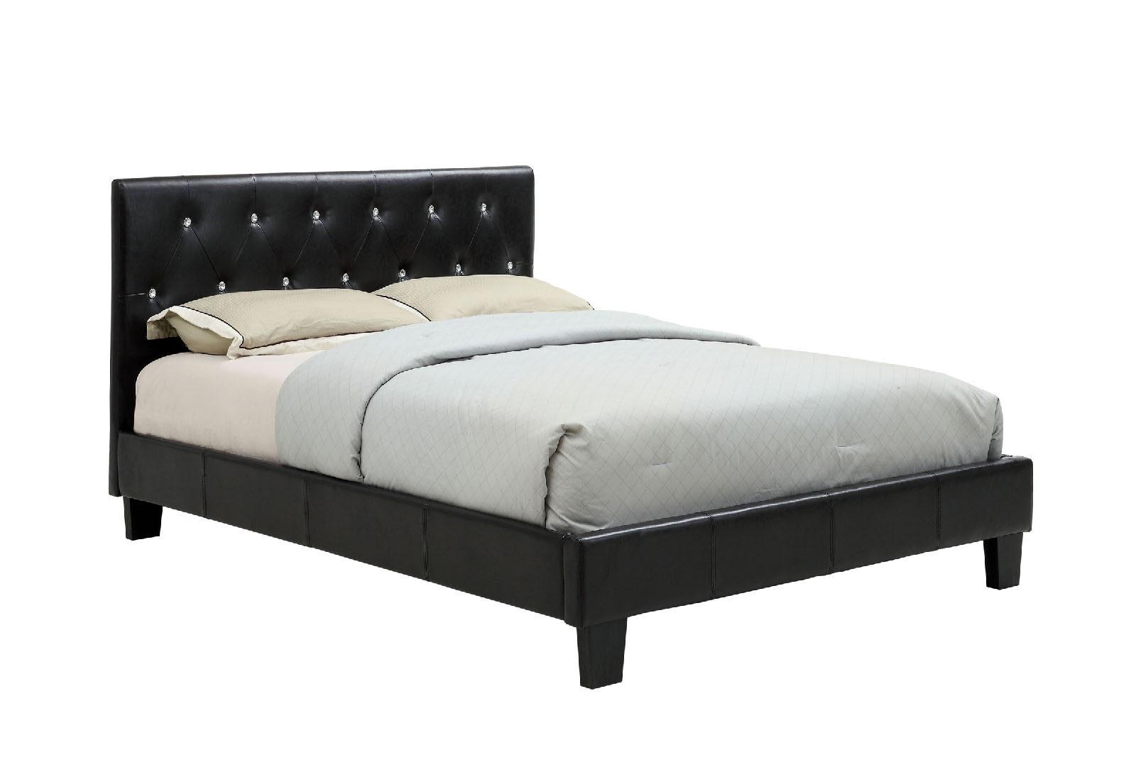 

    
Contemporary Black Solid Wood King Bed Furniture of America CM7949BK-EK Velen
