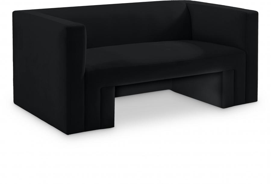 

    
Contemporary Black Solid Wood Living Room Set 3PCS Meridian Furniture Henson 665Black-S-3PCS
