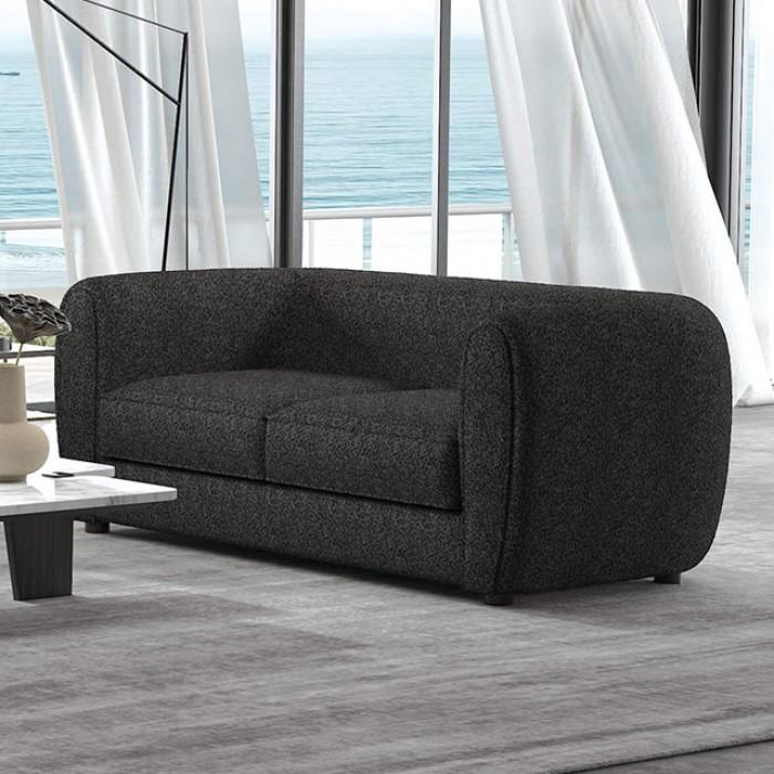 

    
Contemporary Black Solid Wood Loveseat Furniture of America Verdal FM61001BK-LV-L
