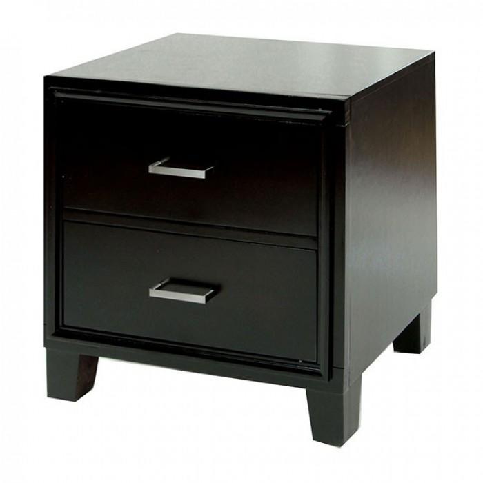 

    
Furniture of America CM7793BK-Q-5PC Wallen Bedroom Set Black CM7793BK-Q-5PC
