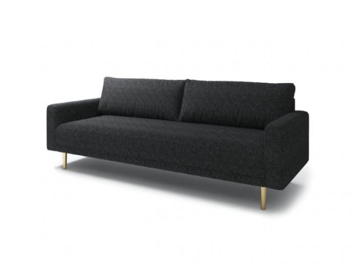 

    
Contemporary Black Solid Wood Sofa Furniture of America Elverum FM61000BK-SF-S
