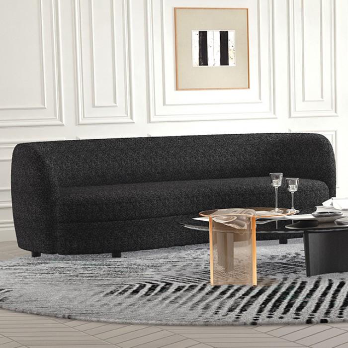 

    
Contemporary Black Solid Wood Sofa Furniture of America Versoix FM61003BK-SF-S
